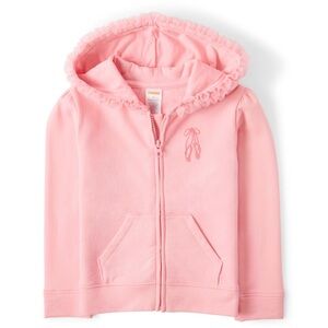 Gymboree Tallie zip up hoodie. Prima Ballerina, size 8, NWT